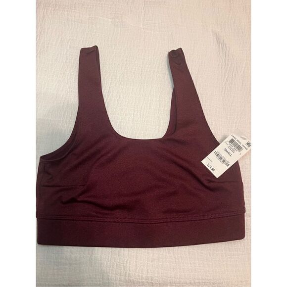 Nwt Plum Wine Sports Bra - Picture 1 of 4